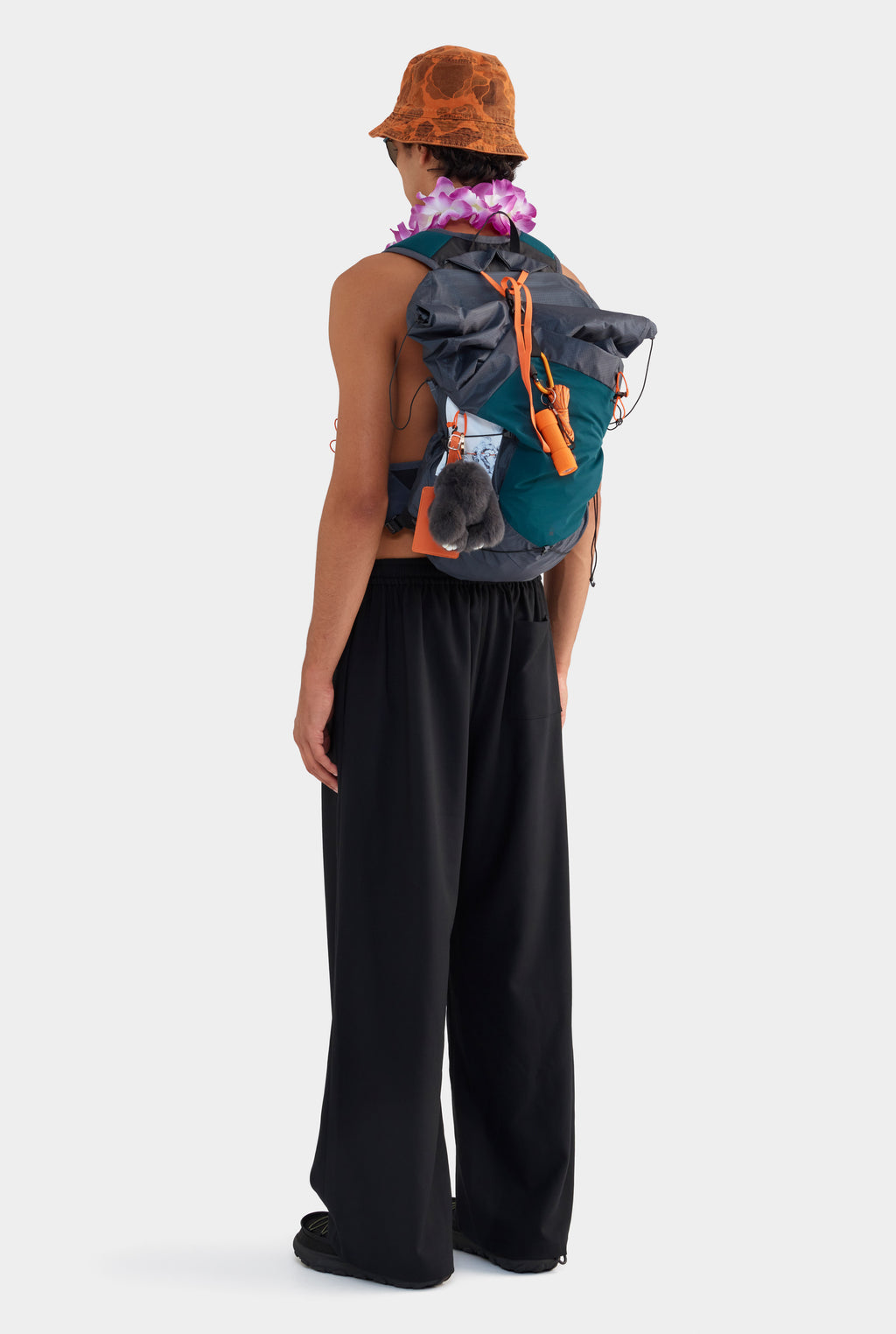 Wool Relaxed Trouser - Black