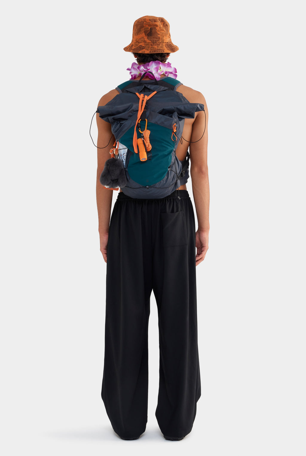 Wool Relaxed Trouser - Black