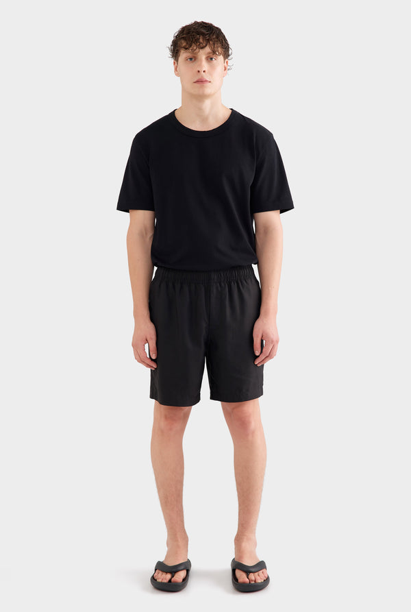 Tencel Lounge Shorts - Black