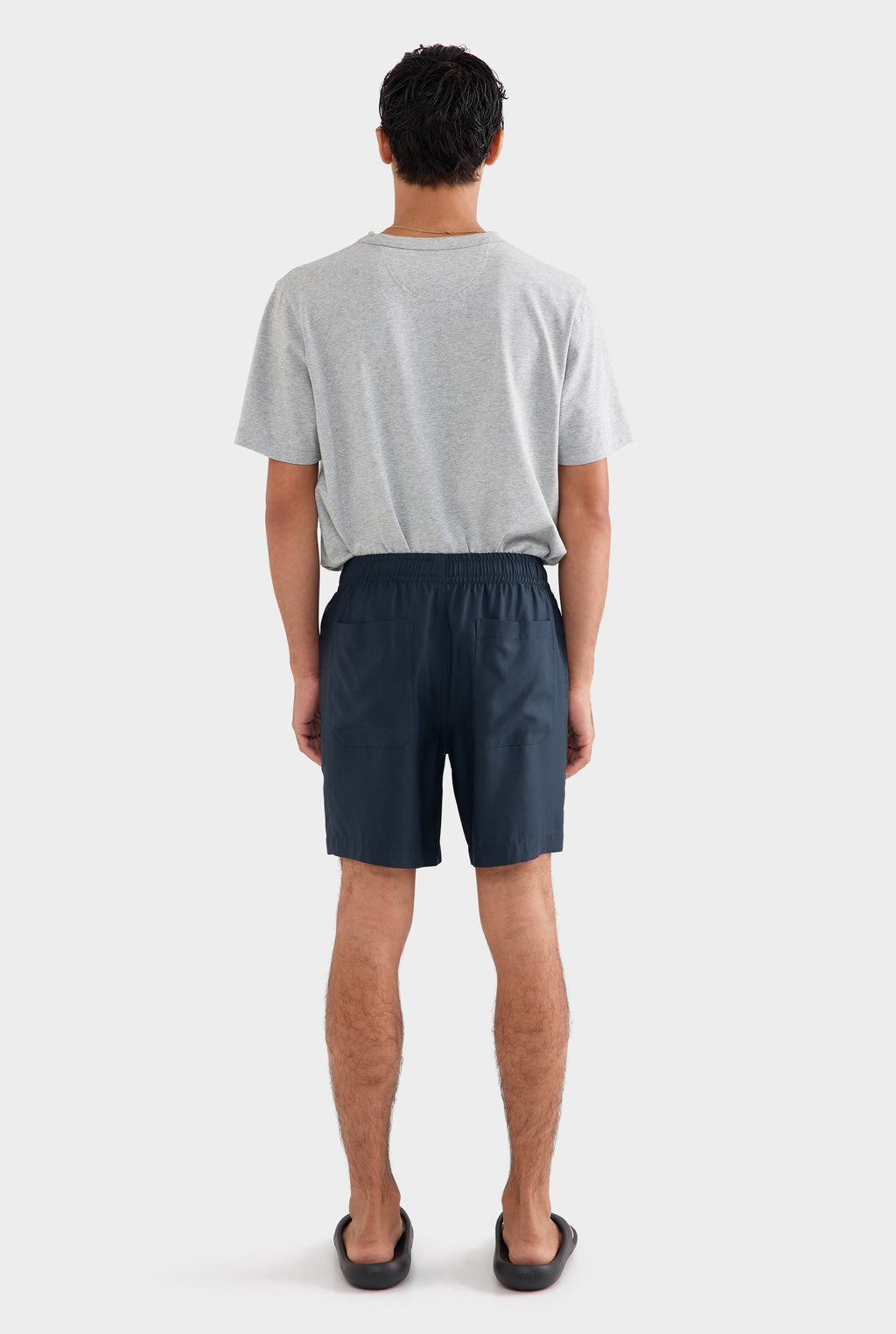Tencel Lounge Shorts - Navy