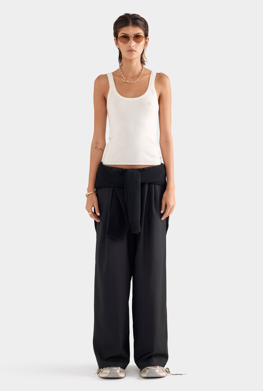 Cashmere Tank - Off White