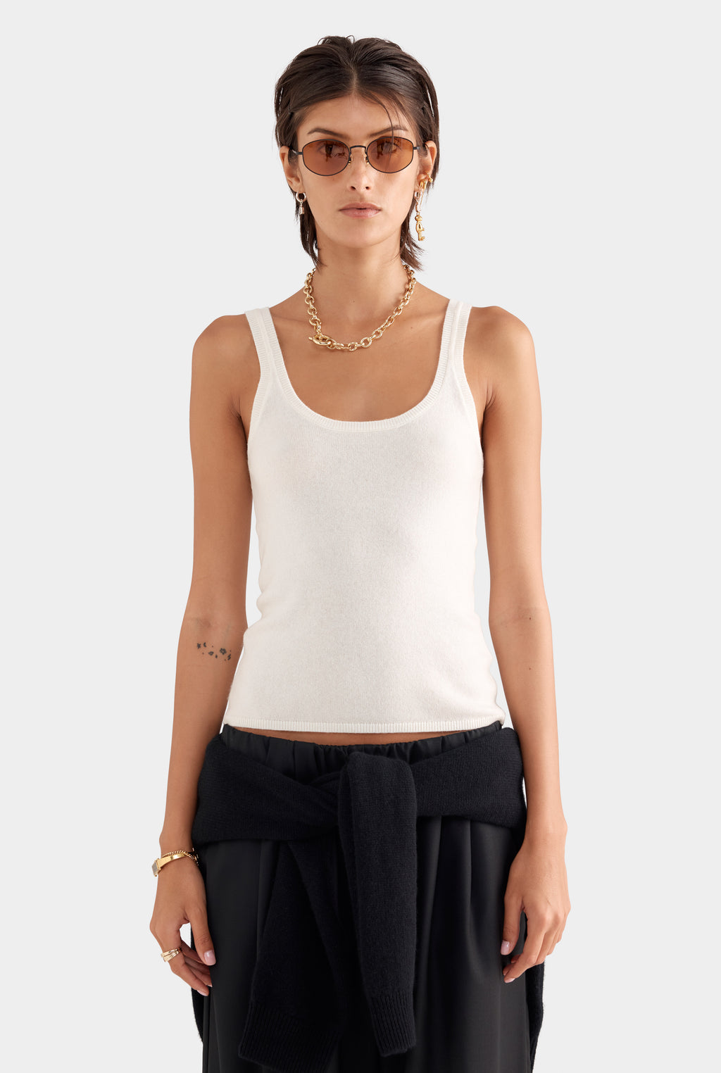 Cashmere Tank - Off White