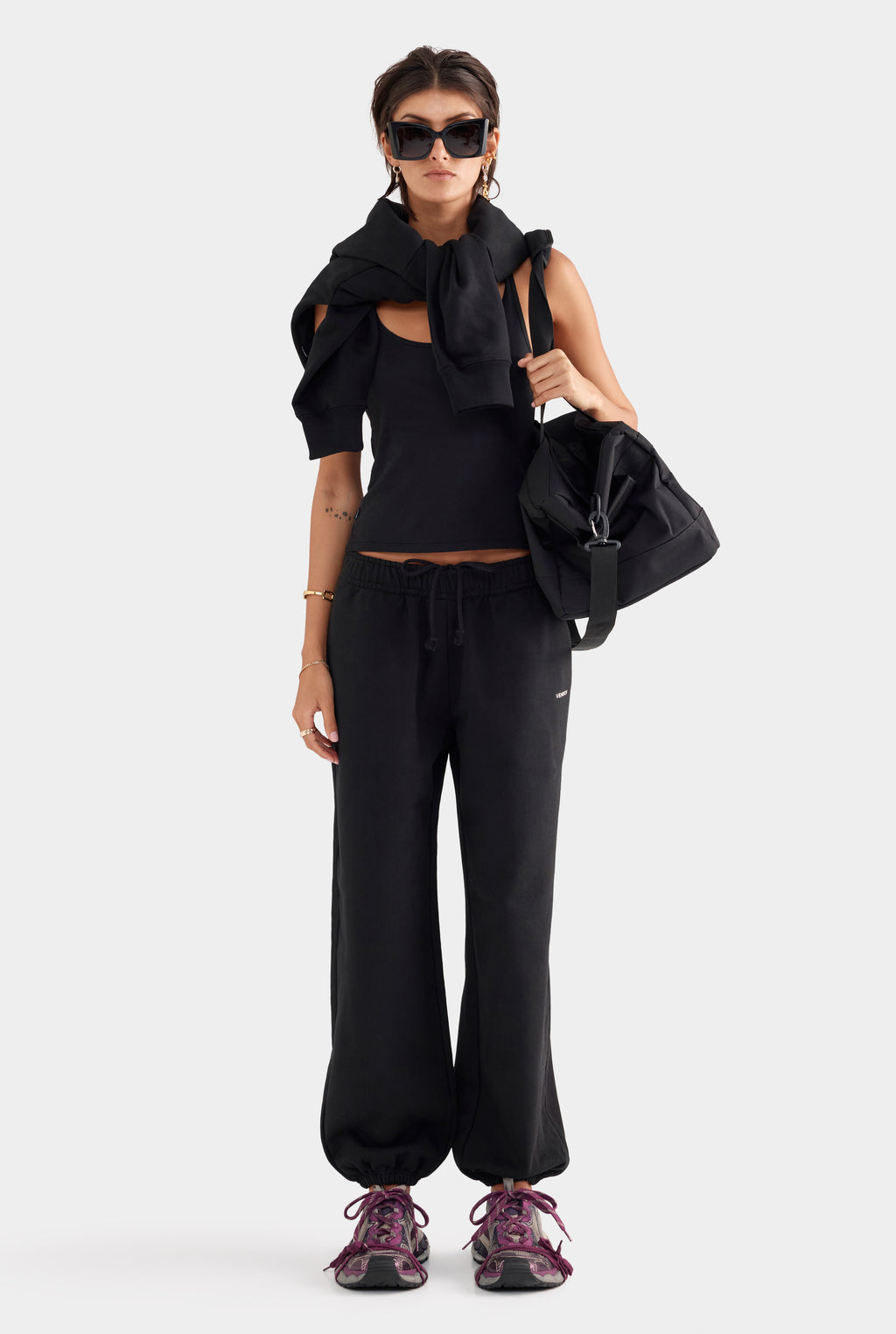 Fleece Track Pant - Black