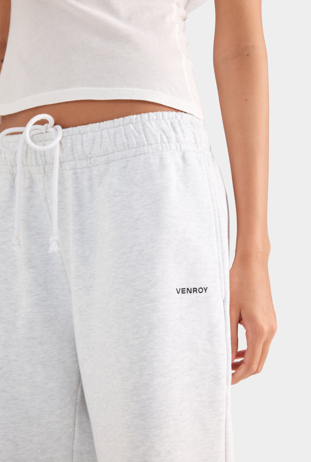 Fleece Track Pant - Grey Marl