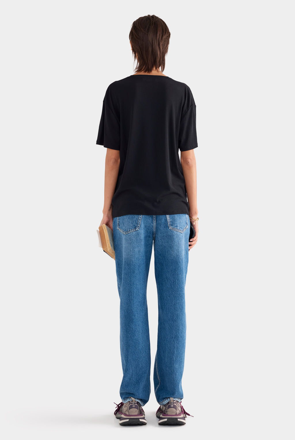 Lightweight Cotton Tee - Black