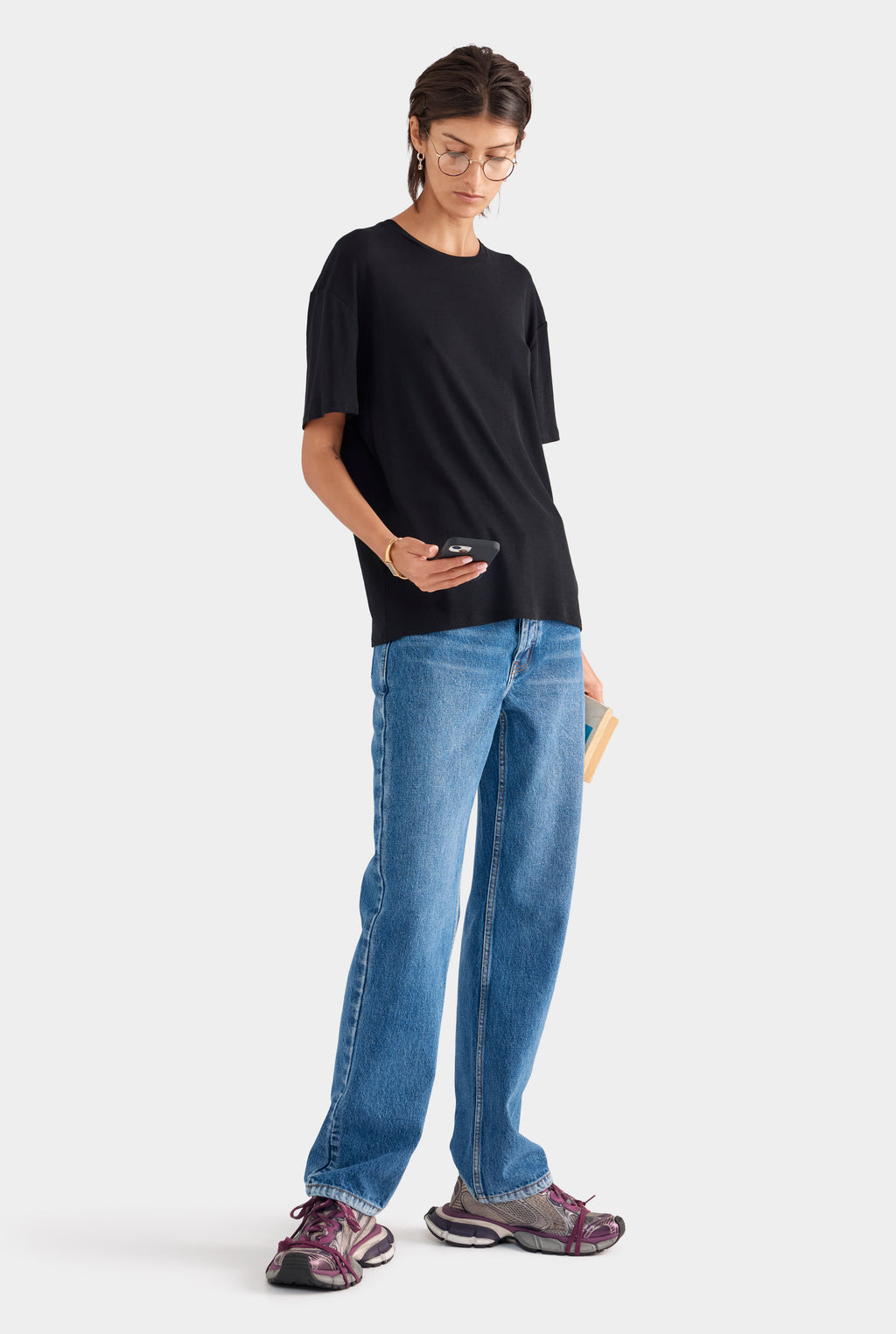 Lightweight Cotton Tee - Black