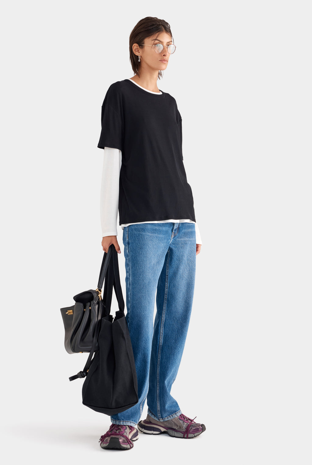 Lightweight Cotton Tee - Black