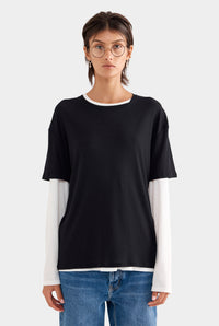 Lightweight Cotton Tee - Black