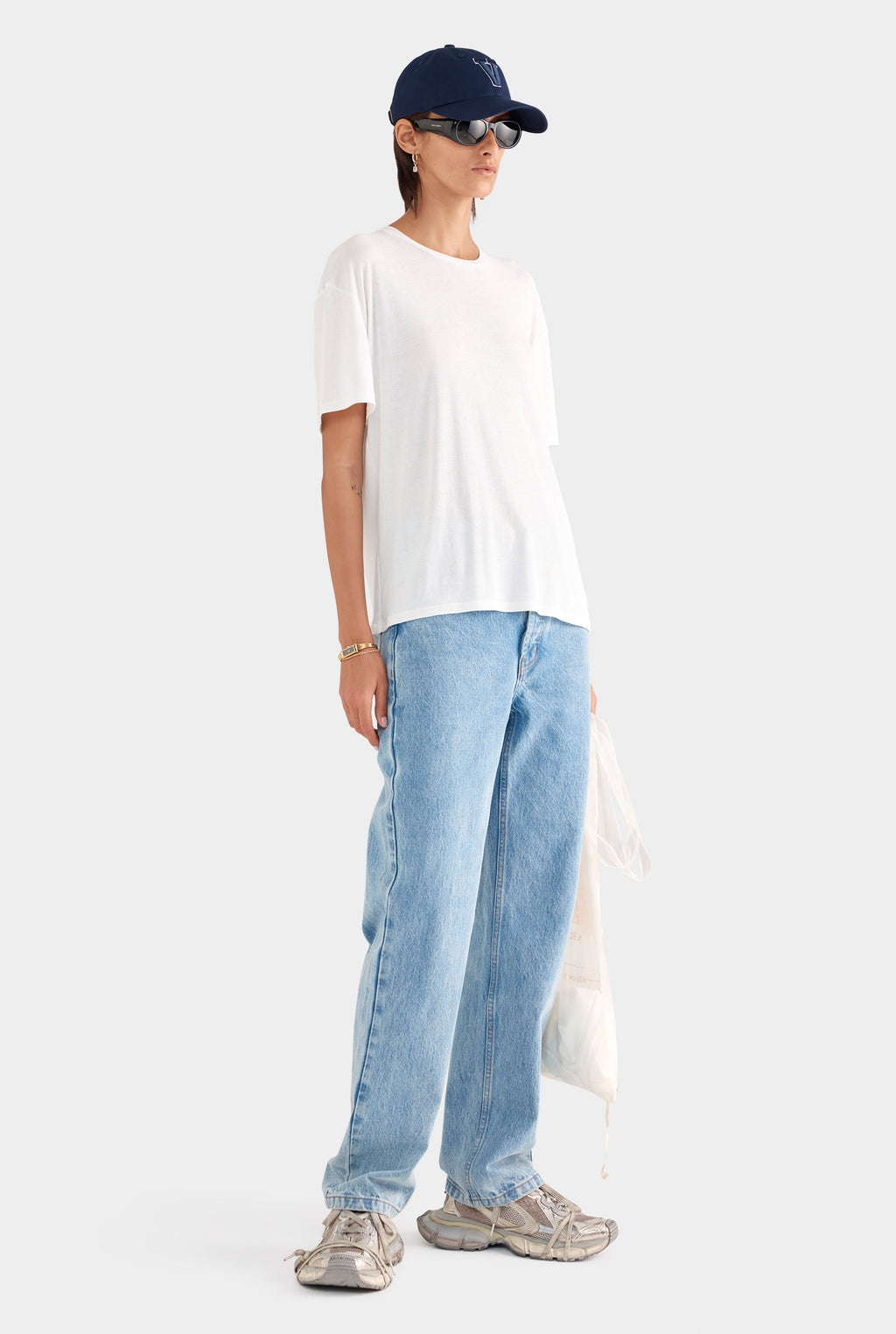 Lightweight Cotton Tee - White