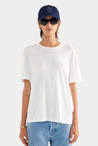 Lightweight Cotton Tee - White