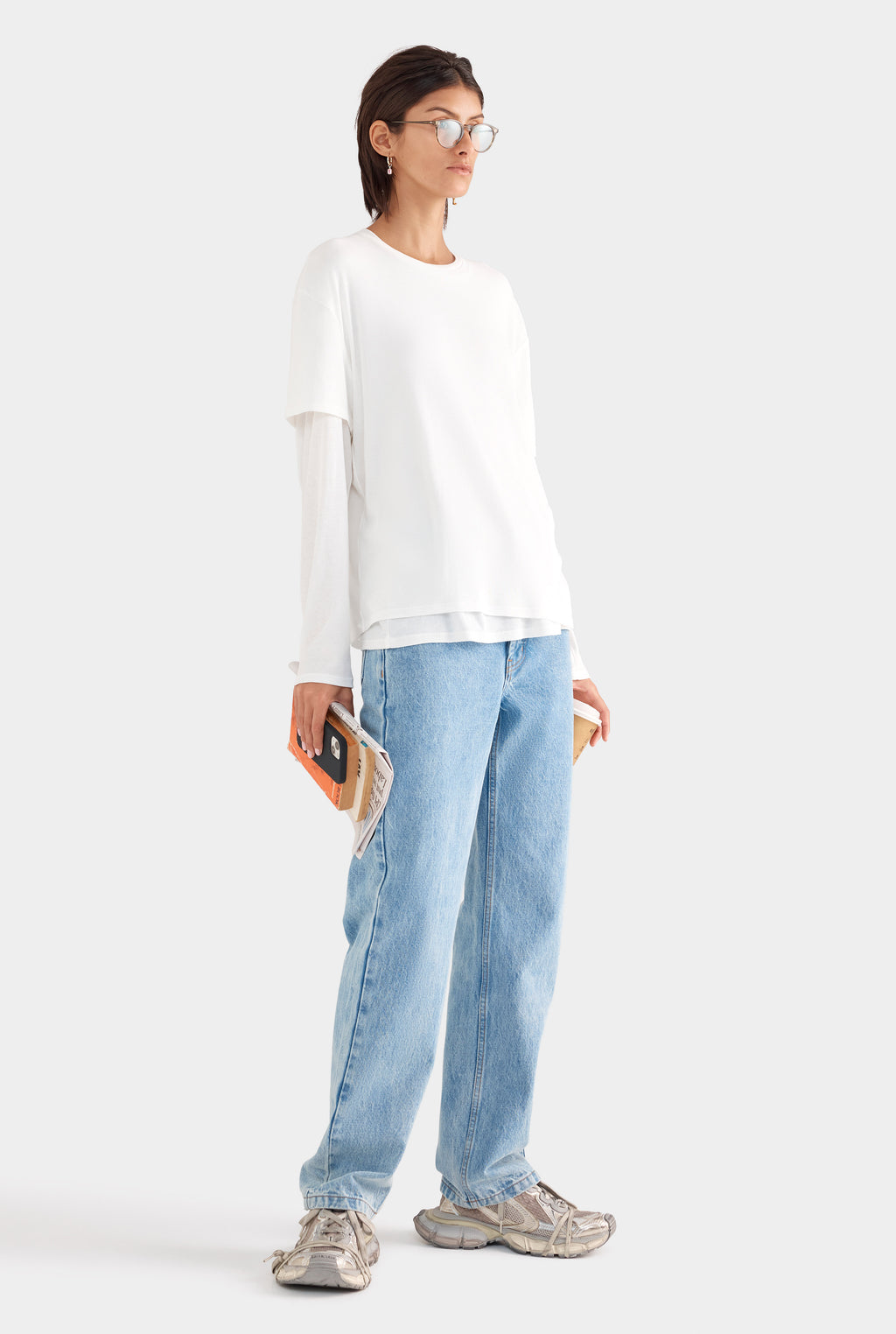 Lightweight Cotton Tee - White