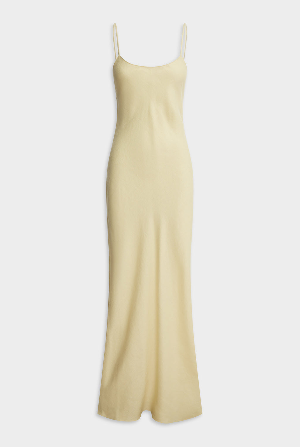 Linen Slip Dress - Dusty Yellow
