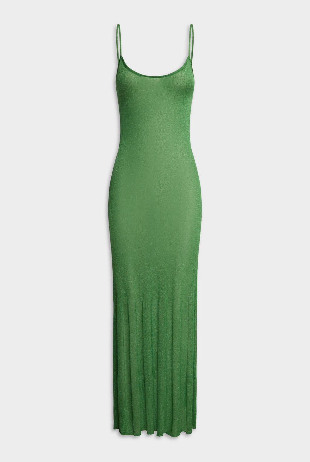 Lurex Knit Maxi Dress - Bright Green