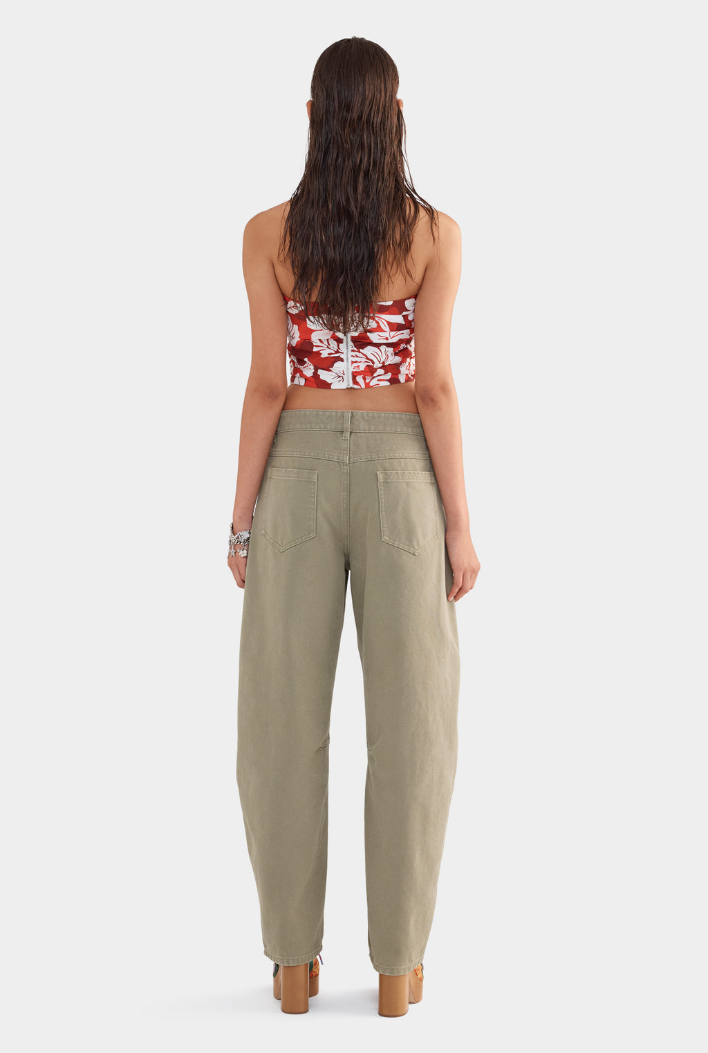 Pigment Dyed Canvas Pant - Smokey Olive