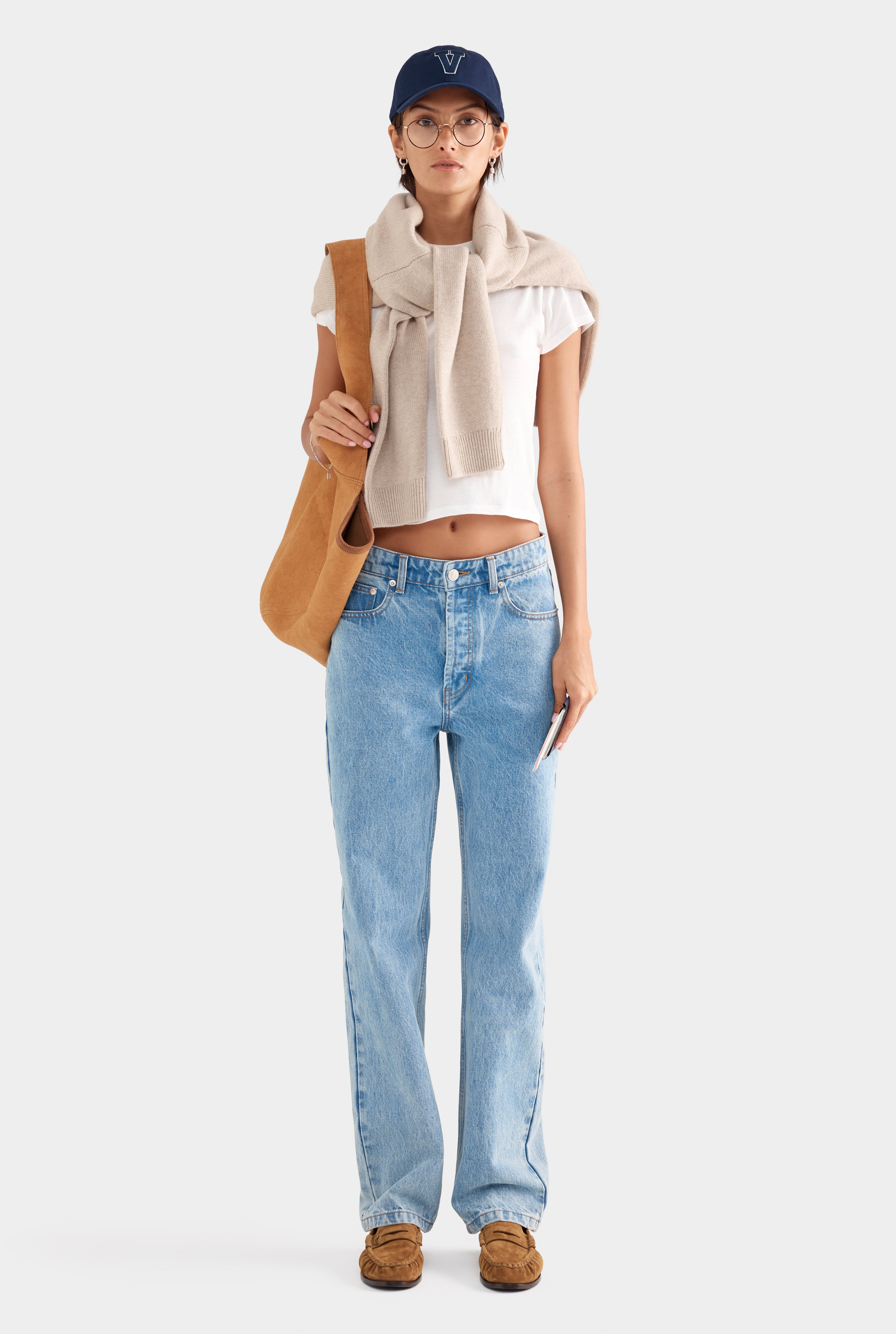 Straight Leg Jean - Light Blue