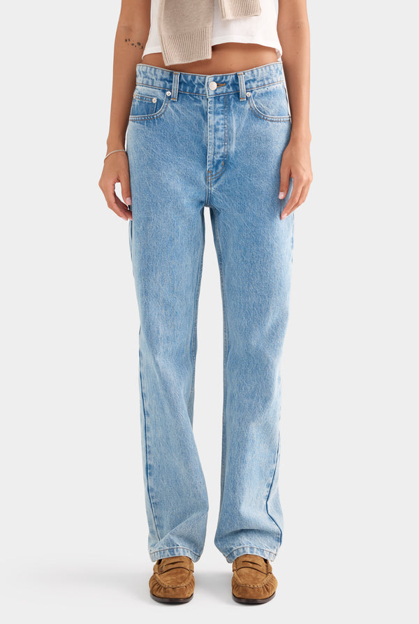 Straight Leg Jean - Light Blue