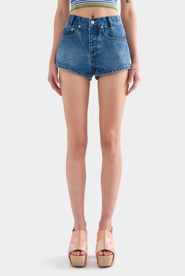Denim Short - Mid Indigo