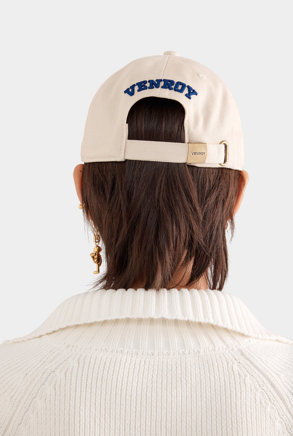 Venroy Varsity Cotton Logo Cap - Beige