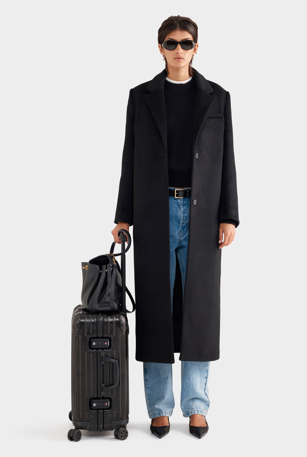 Wool Coat - Black