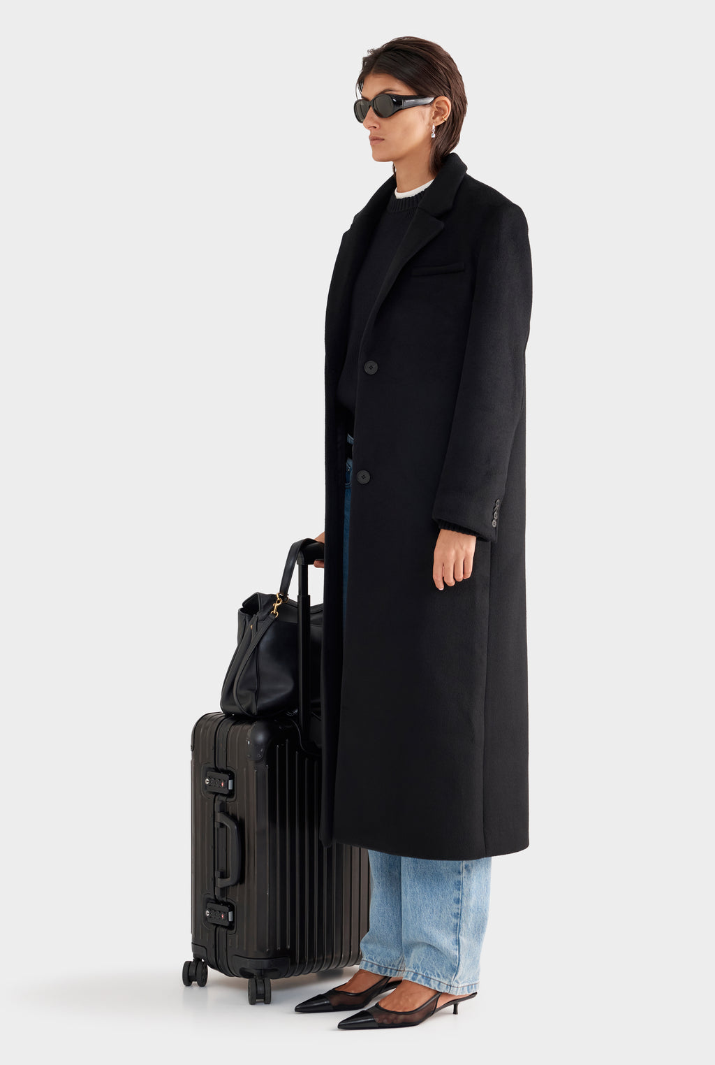 Wool Coat - Black