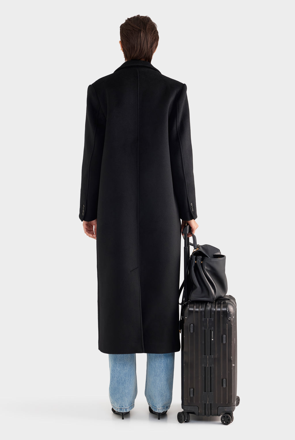 Wool Coat - Black