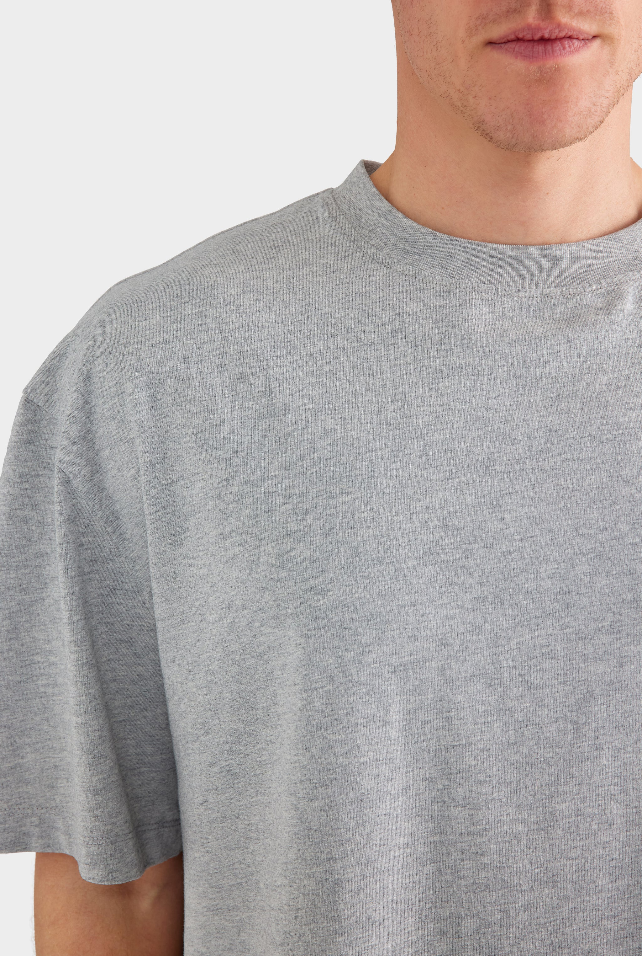 Supersized T Shirt - Grey Marl