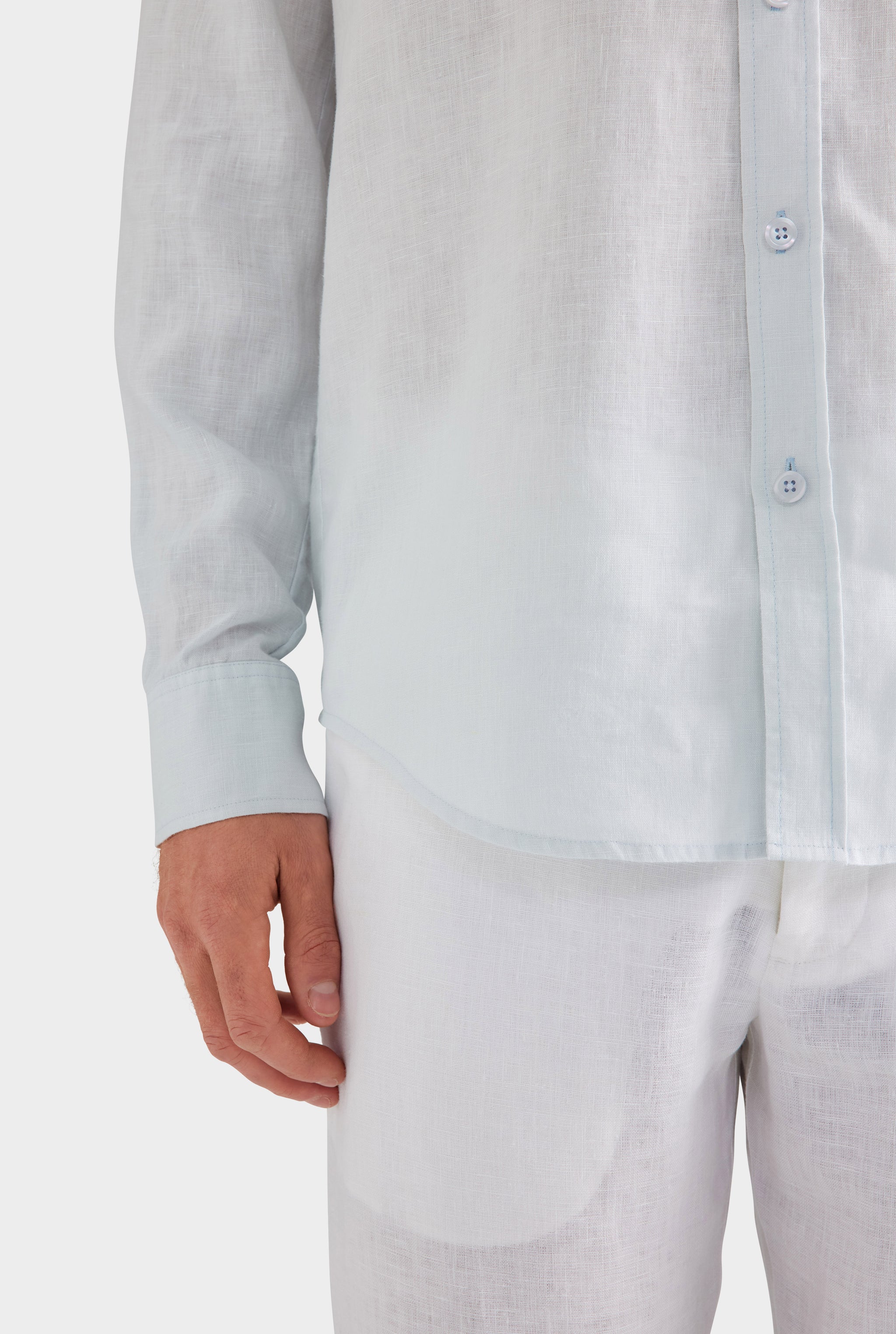 Linen Shirt - Light Blue