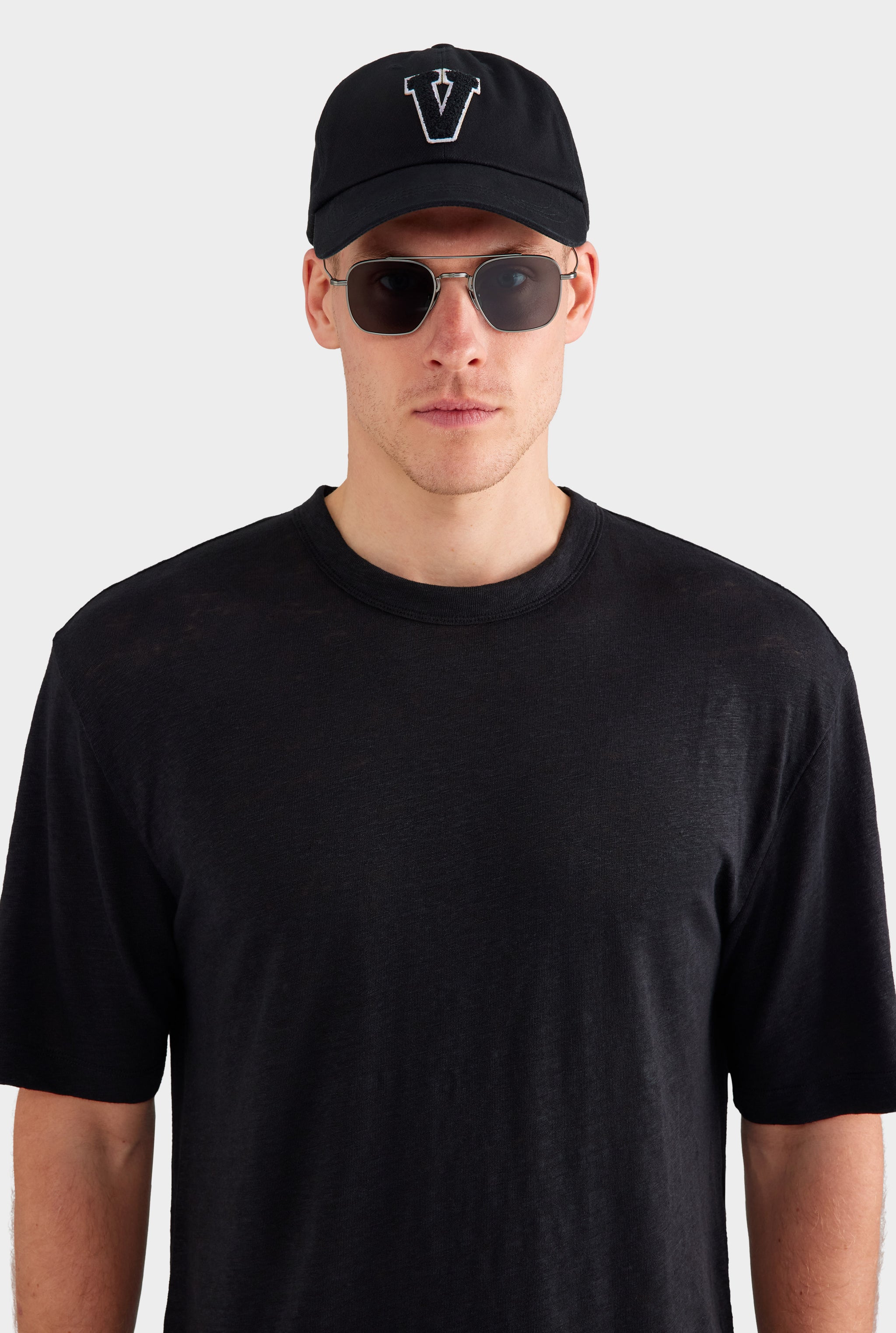 Linen Standard T Shirt - Black