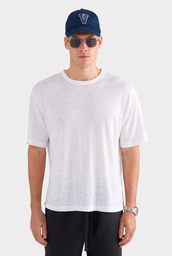 Linen Standard T Shirt - White