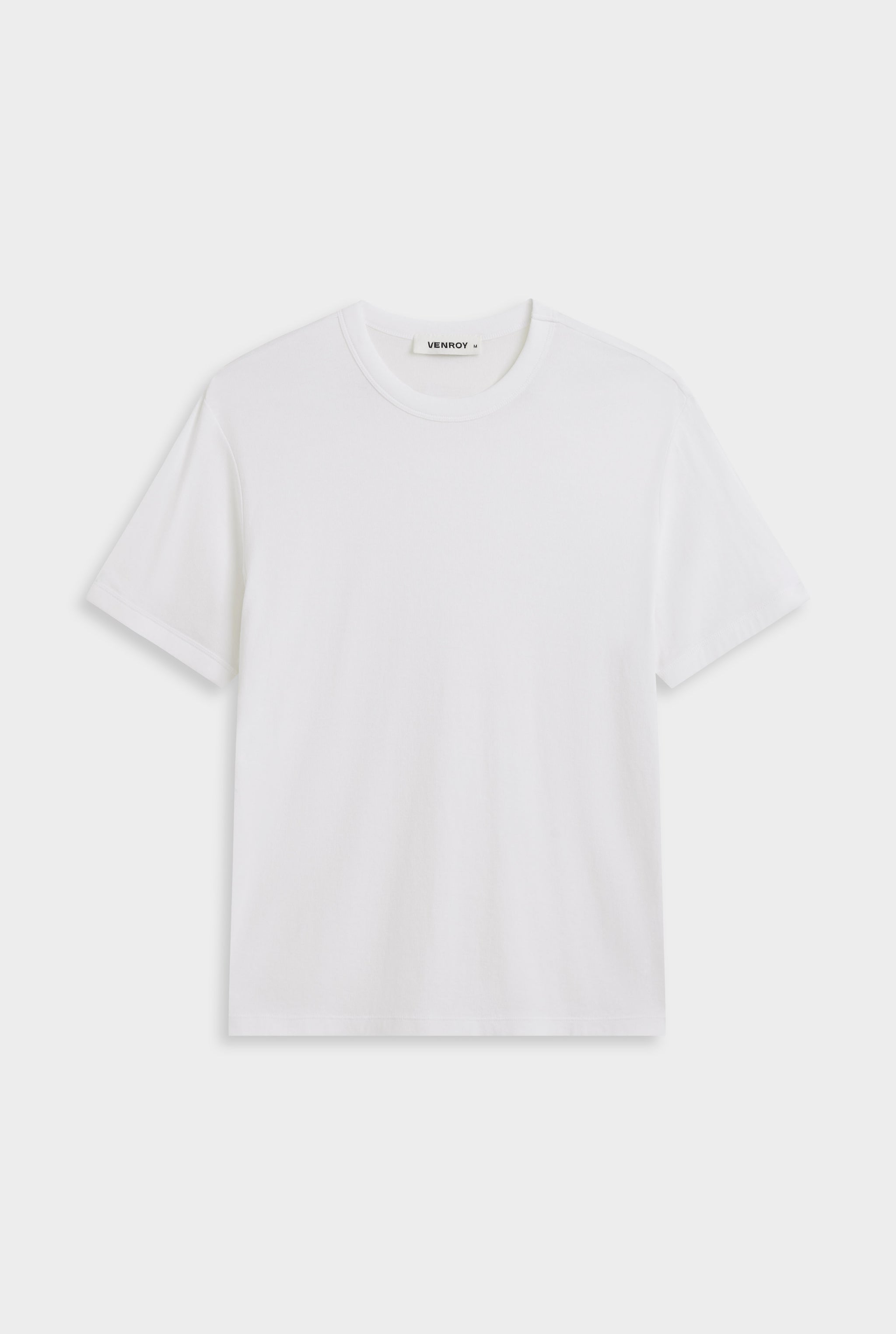 Rib Ringer T Shirt - White