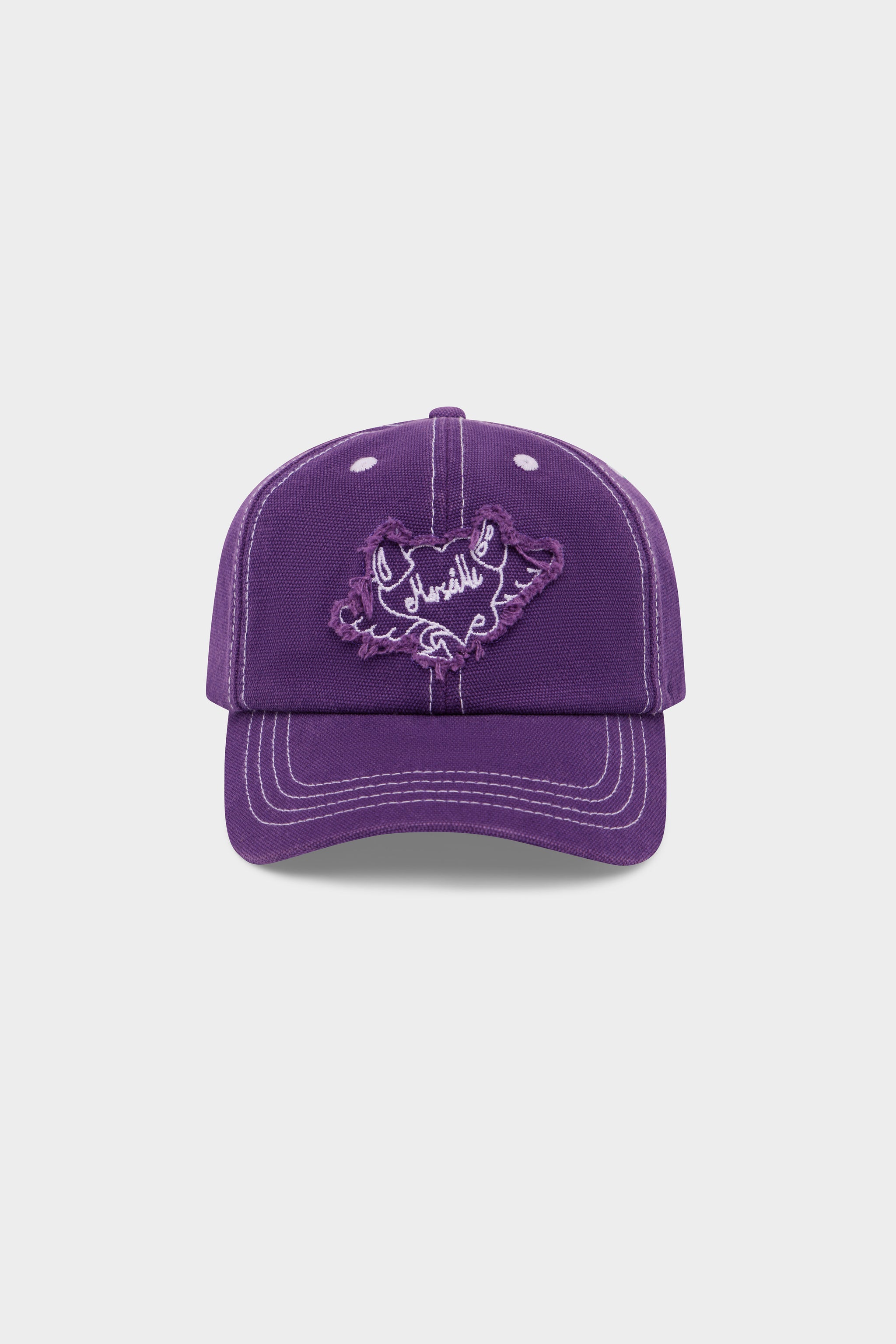 Marseille Washed Canvas Cap - Washed Purple