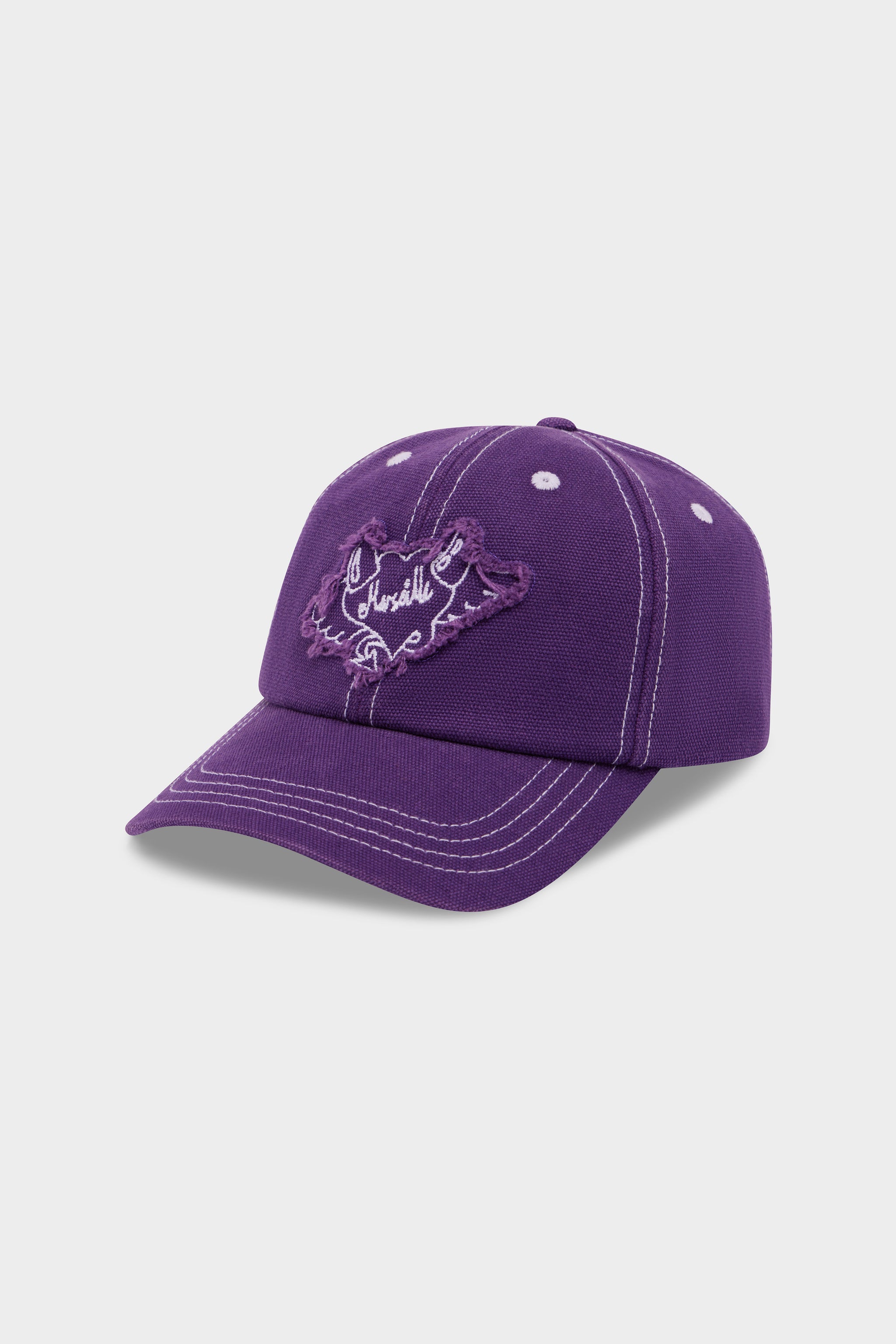 Marseille Washed Canvas Cap - Washed Purple
