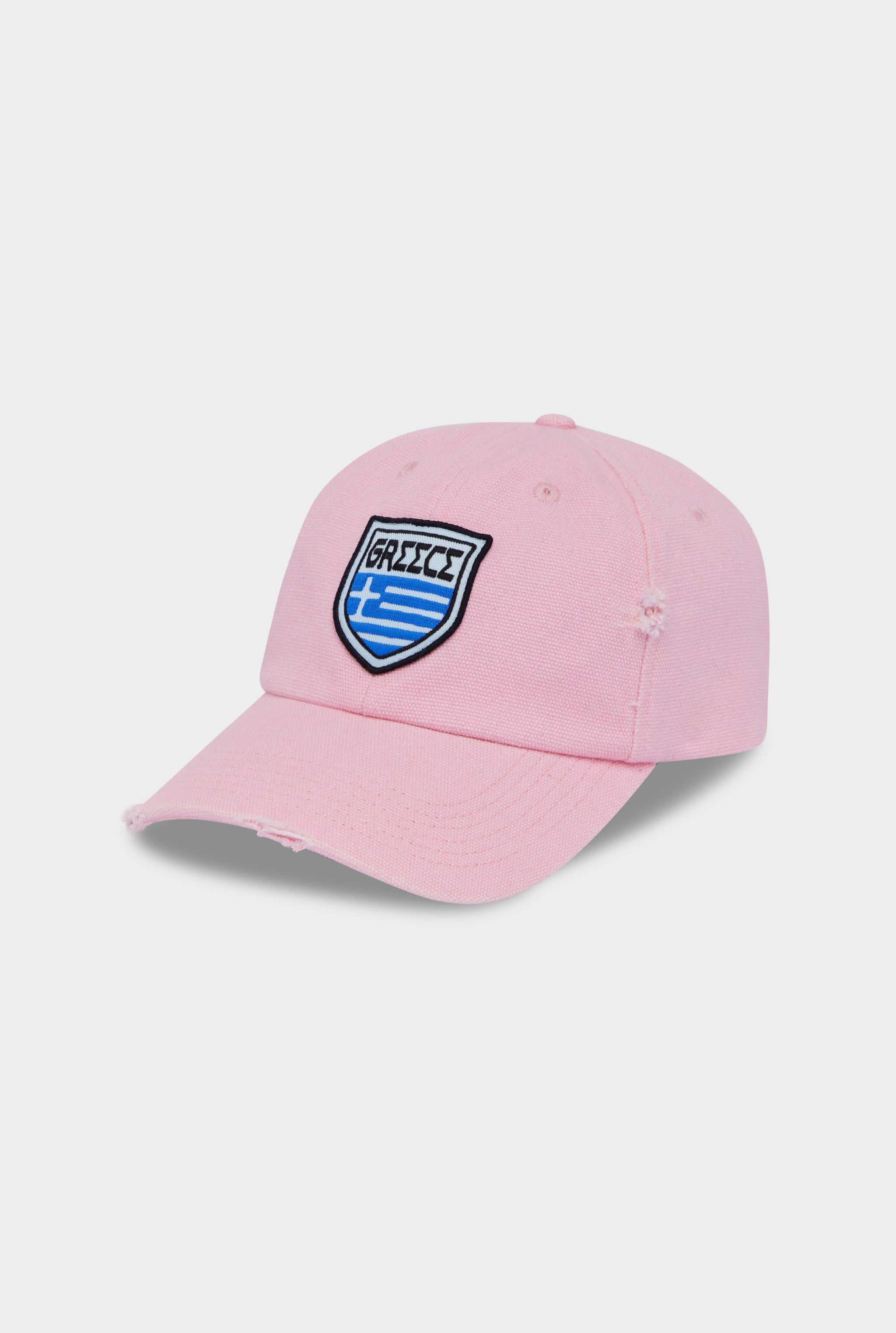 Greece Washed Canvas Cap - Washed Pink