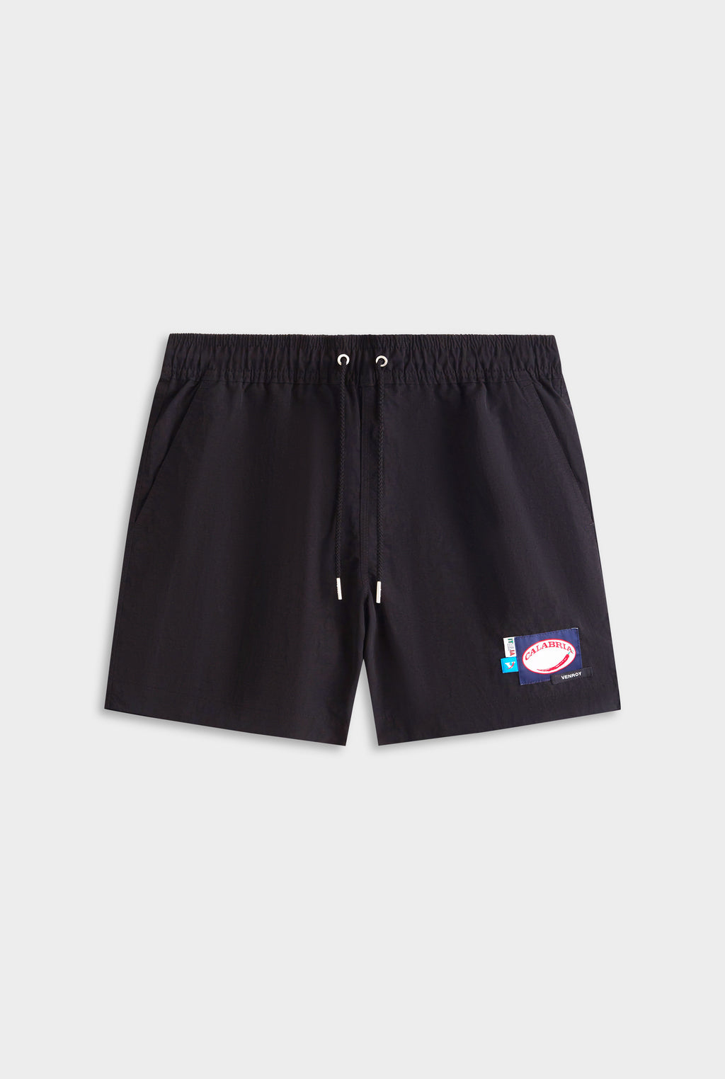 Nylon Swim Short - Black/Multi Patch