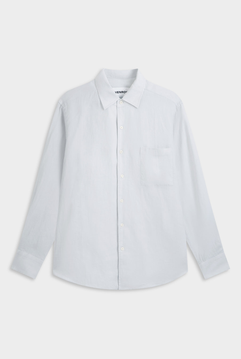 Relaxed Linen Shirt - Light Blue