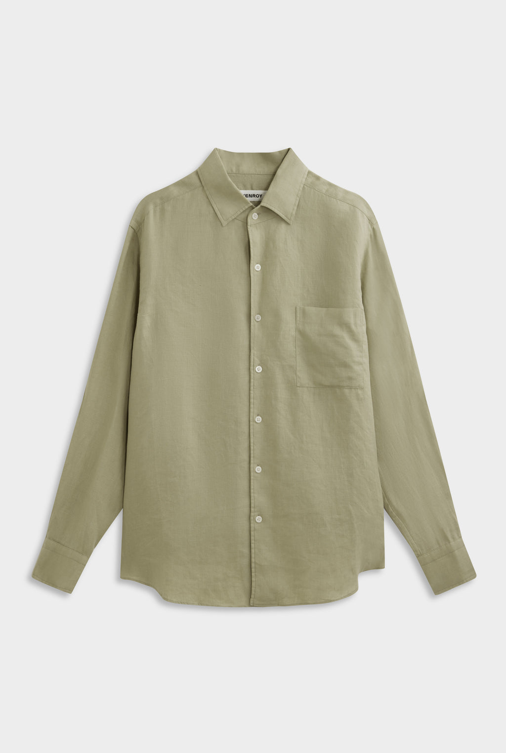 Relaxed Linen Shirt - Sage
