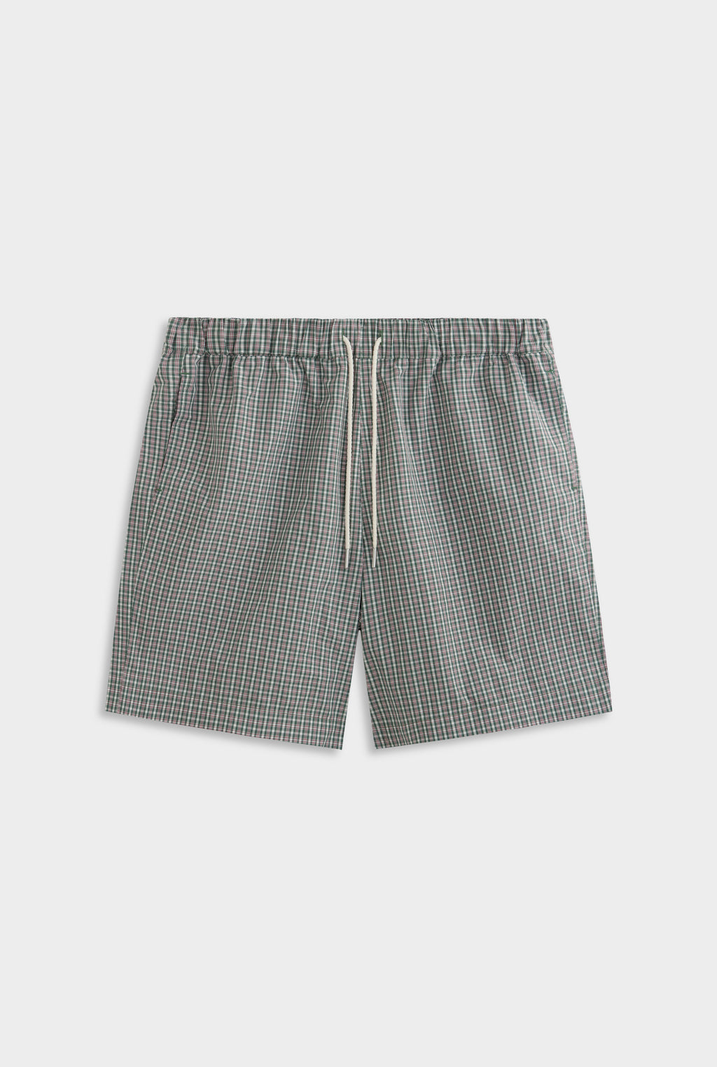 Check Cotton Nylon Short - Multi Check