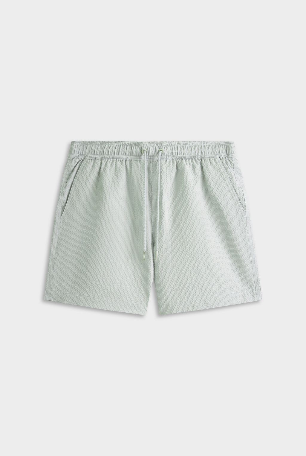 Seersucker Swim Short - Sea Spray Blue