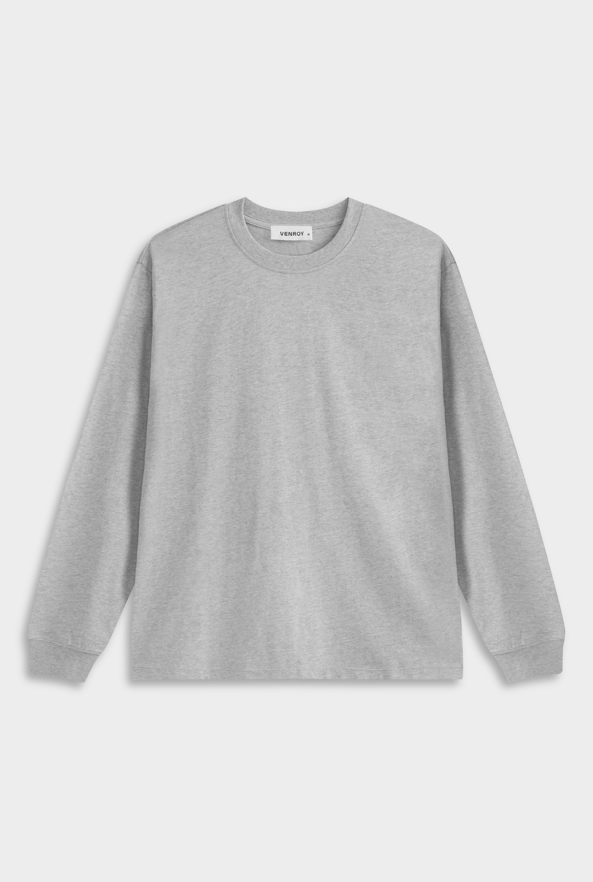 Standard Long Sleeve T Shirt - Grey Marl