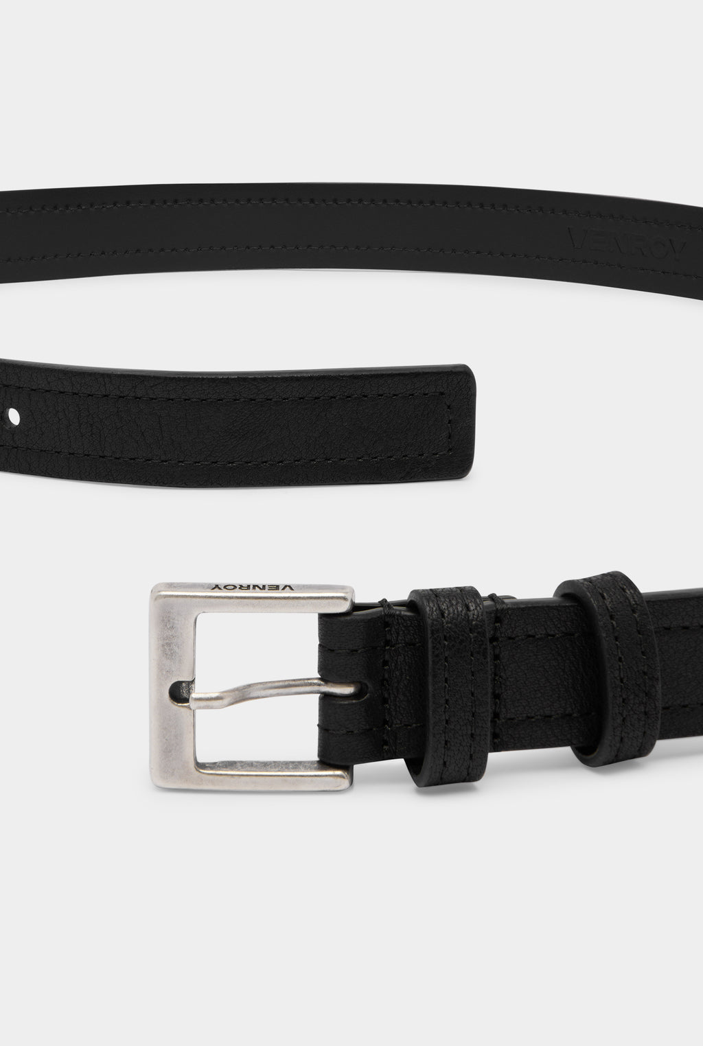 Classic Leather Belt - Black