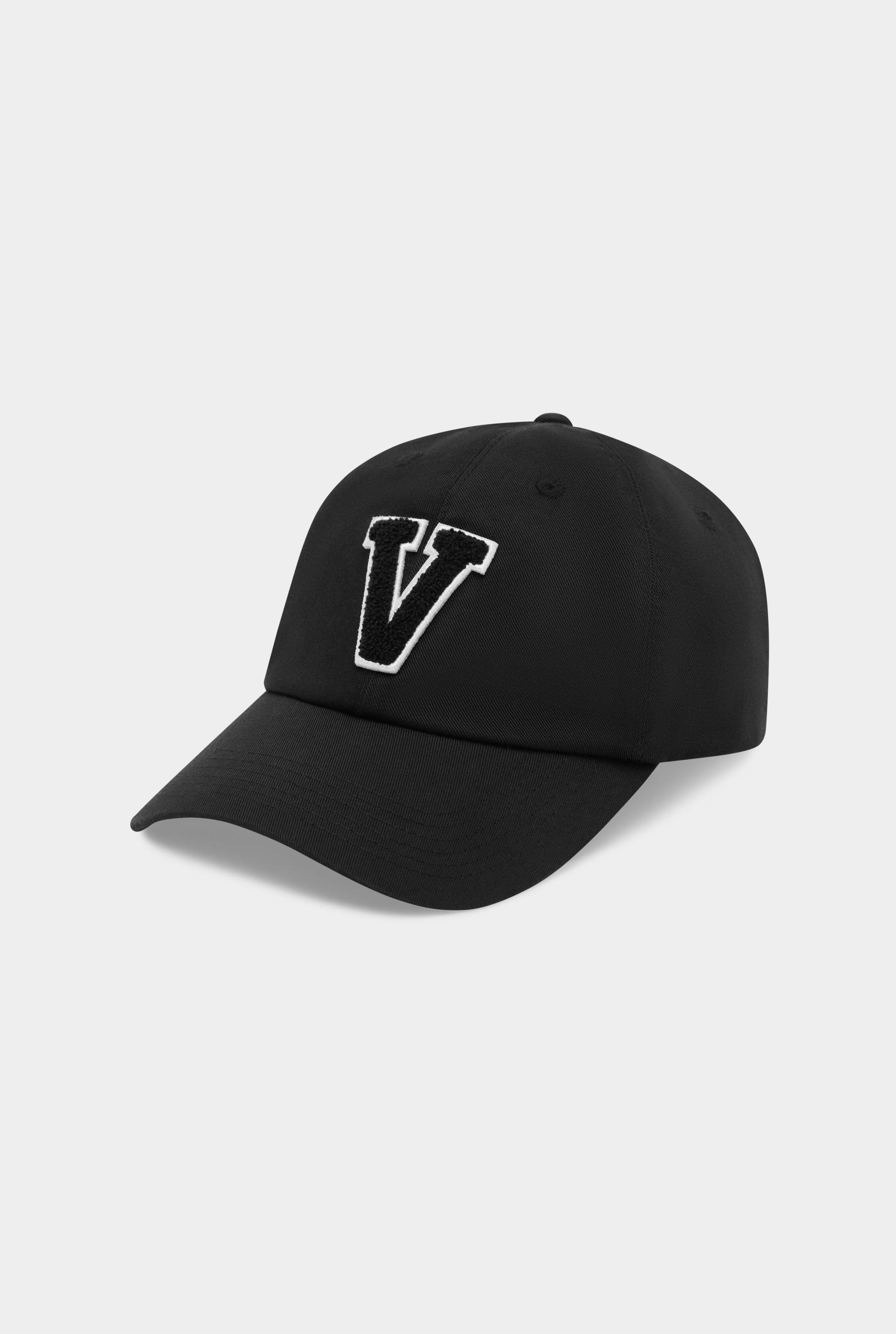 Venroy Varsity Cotton Twill Cap - Black