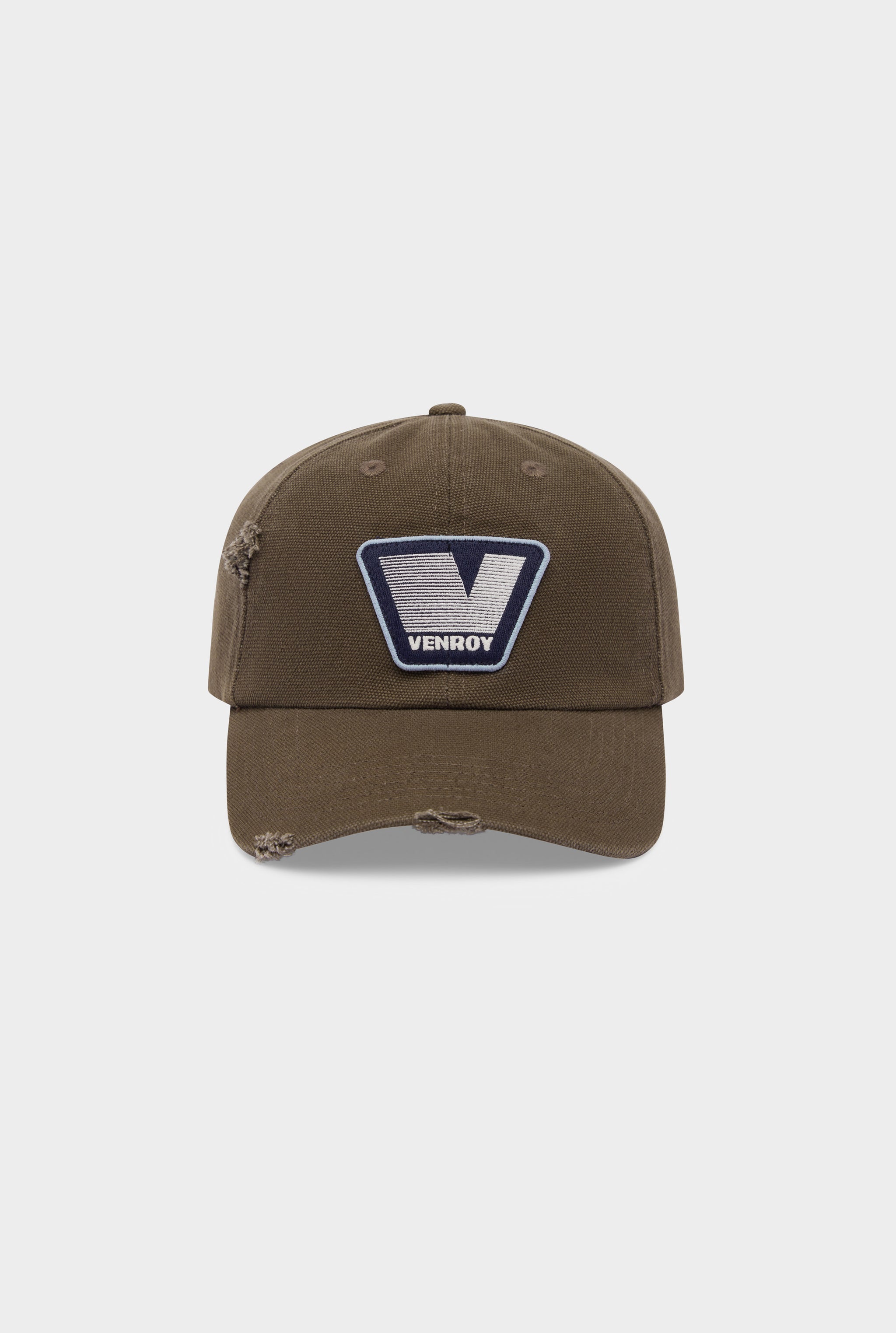 Venroy Washed Canvas Cap - Olive