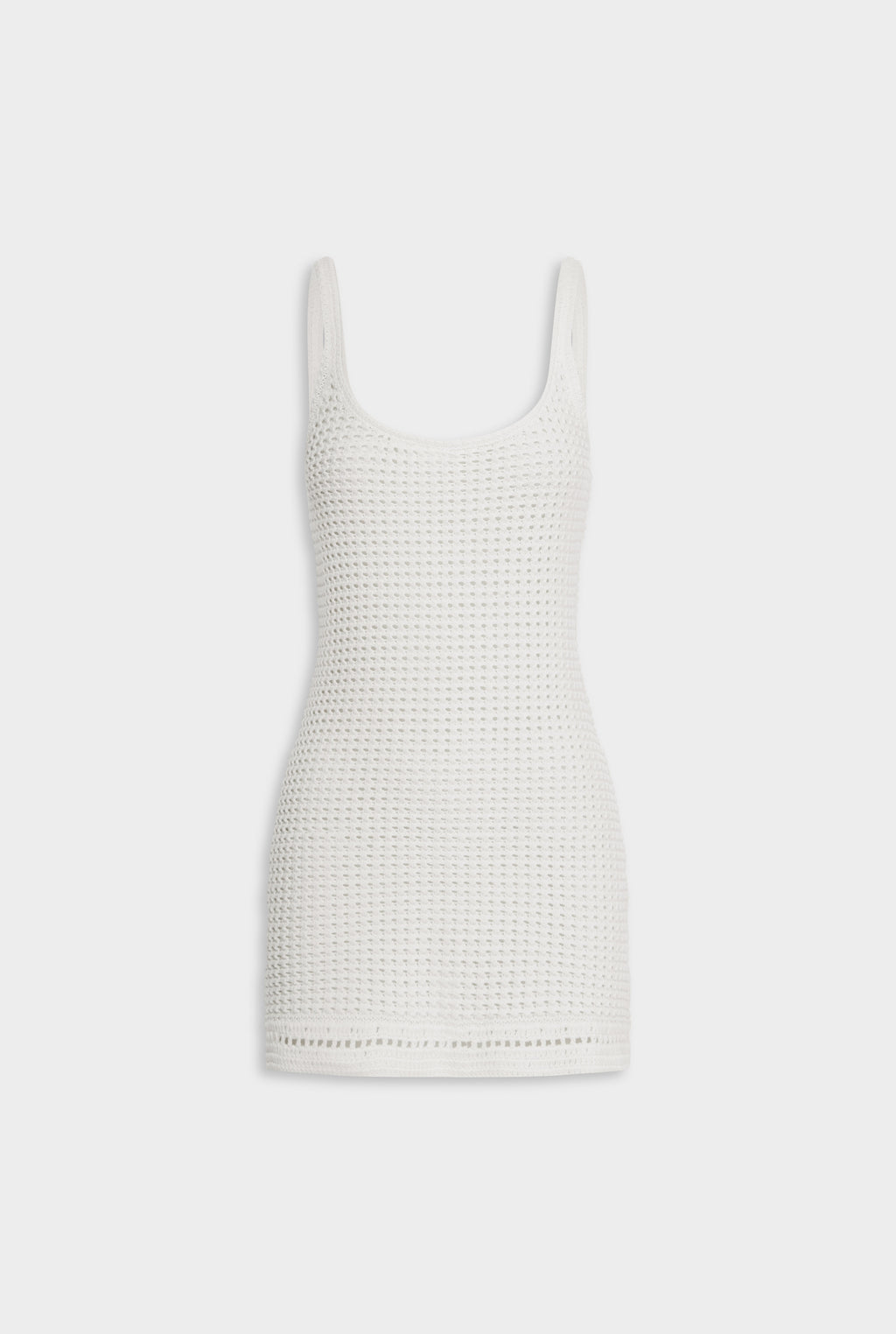 Crochet Cami Mini Dress - Off White