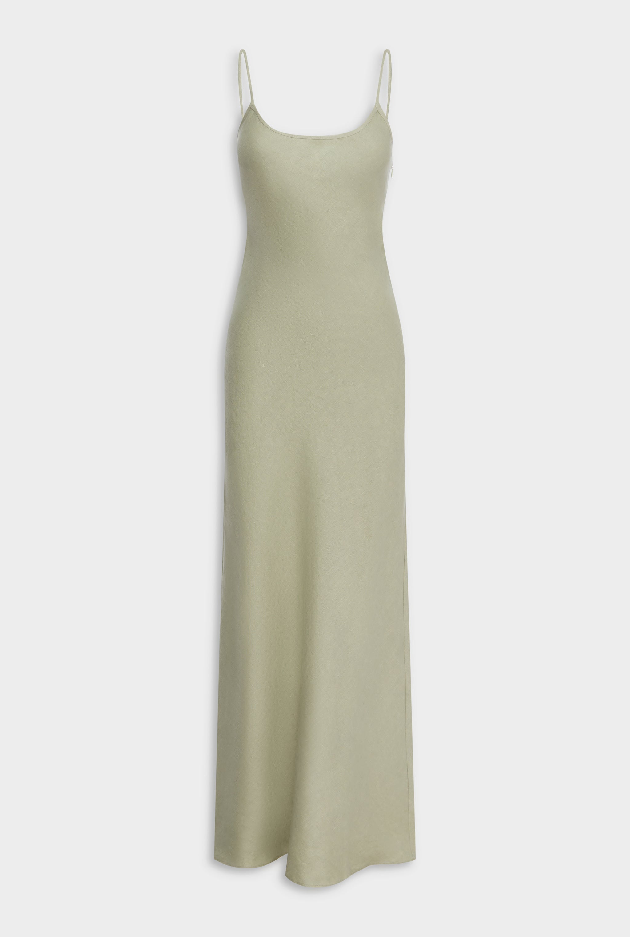 Linen Slip Dress - Pale Pistachio
