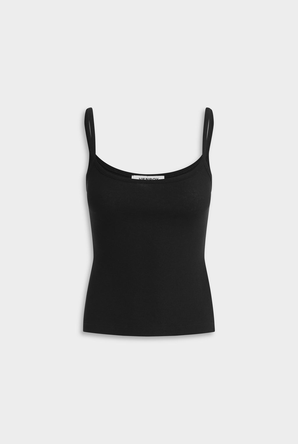 Cotton Rib Cami - Black