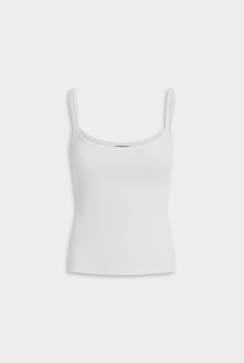 Cotton Rib Cami - White