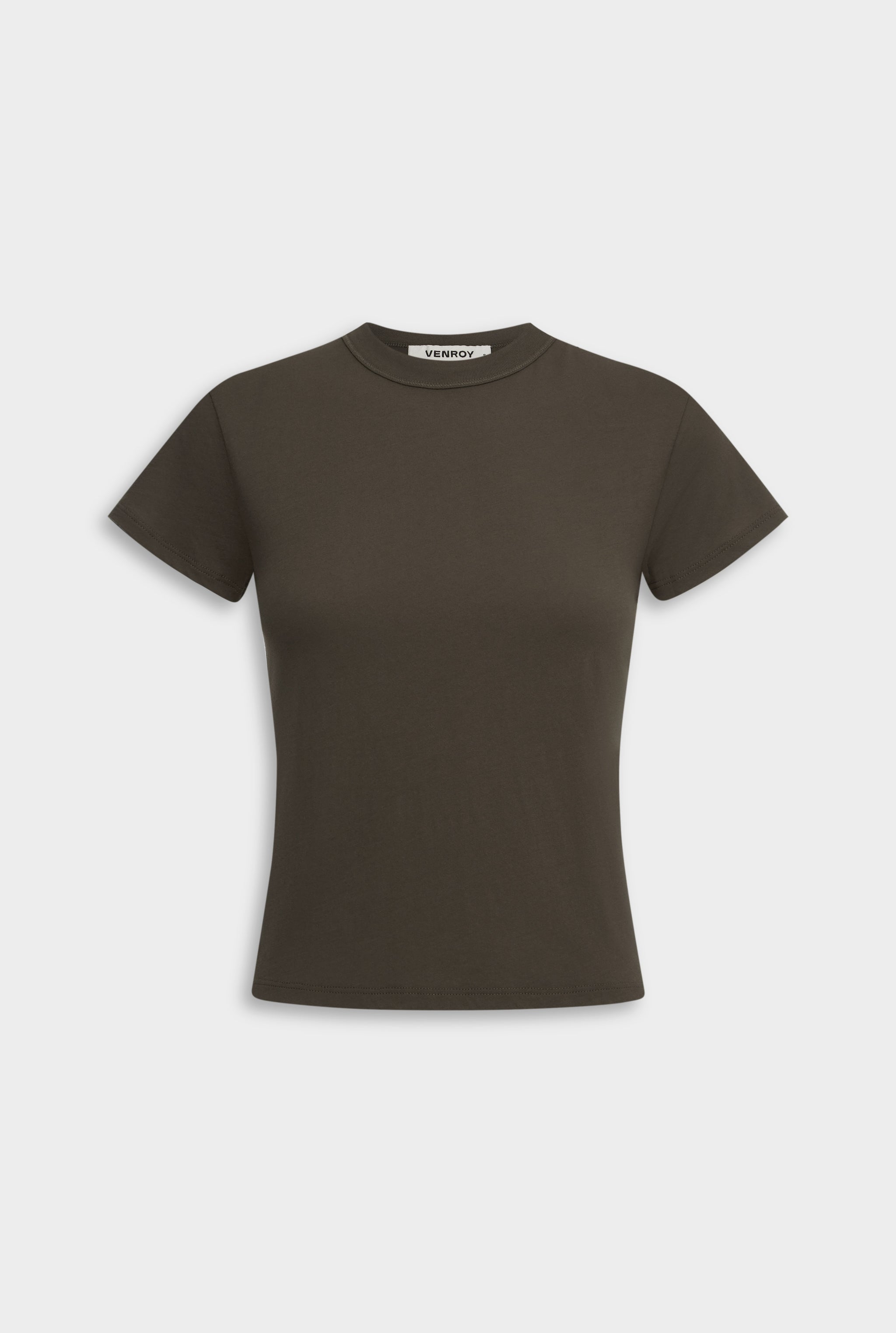 Lightweight Cotton Baby Tee - Dark Olive