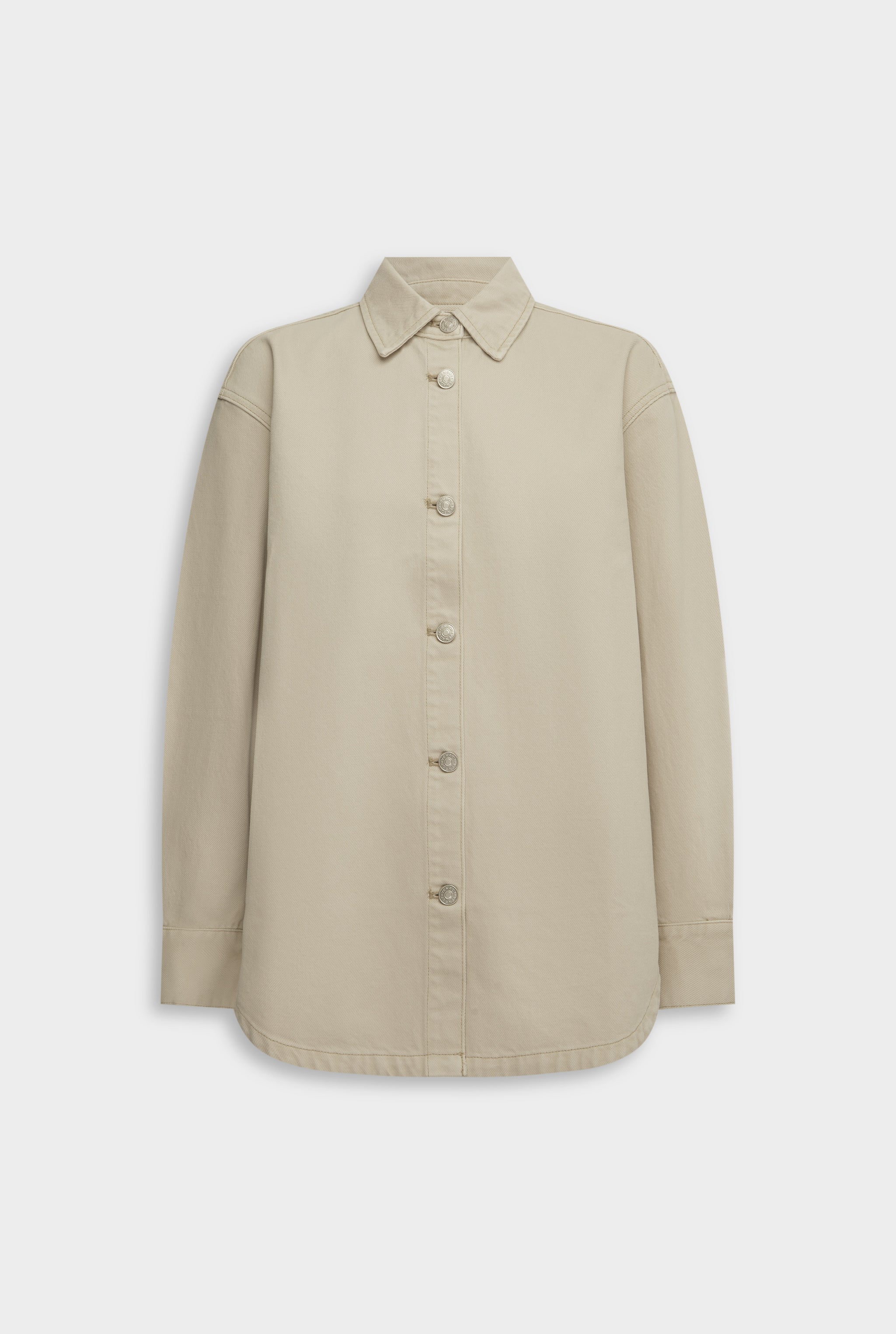 Relaxed Denim Shirt - Washed Stone