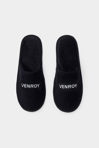 Venroy Hotel Slipper - Black