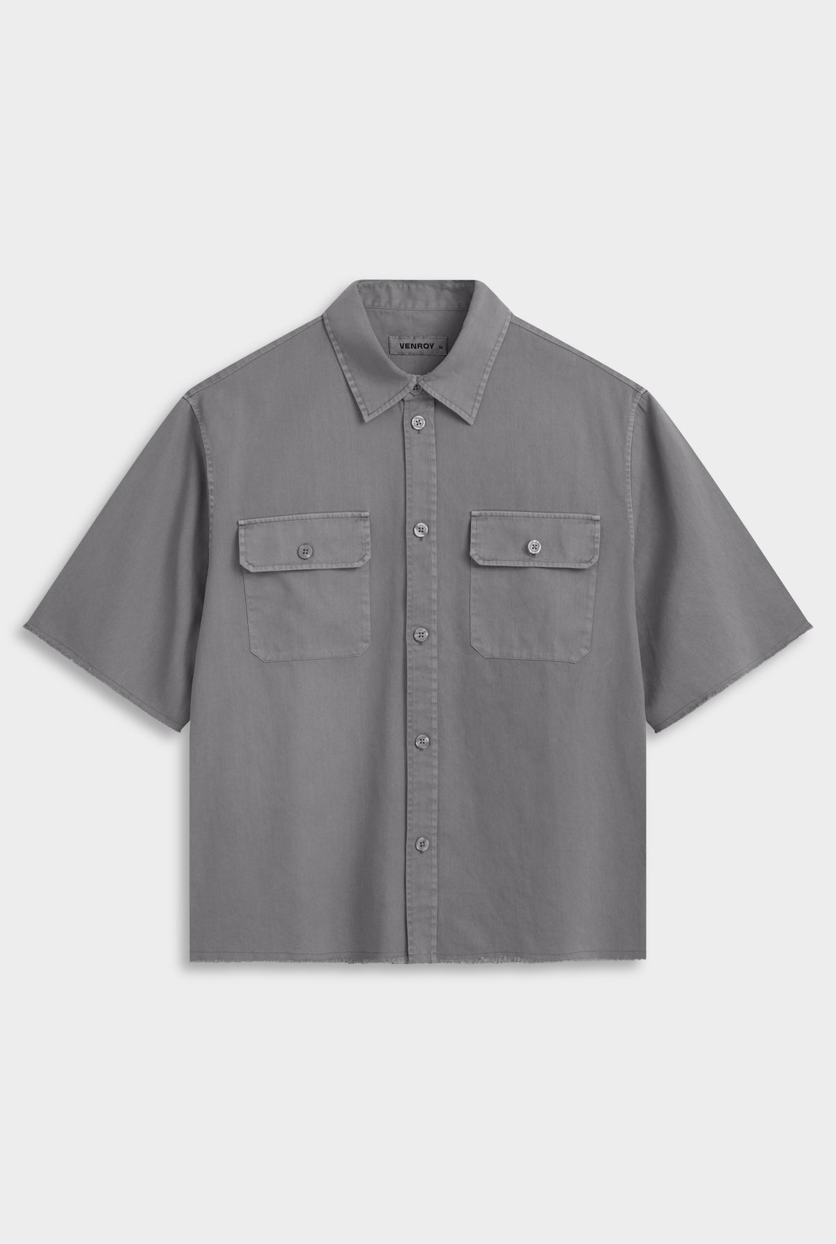 Pigment Dyed Mechanic Shirt - Washed Grey
